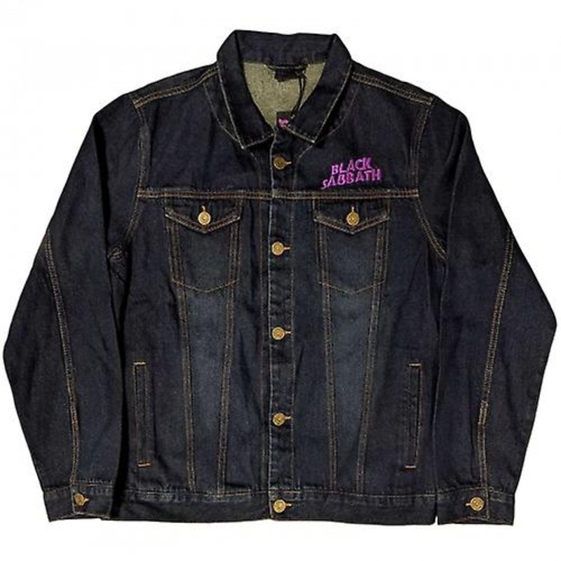 Black Sabbath Unisex Adult Wavy Logo Denim Jacket