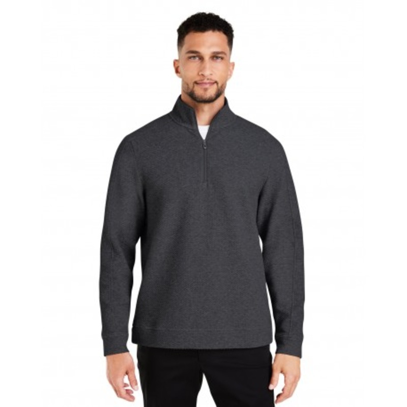 North End NE725 Men’s Spirit Textured Quarter-Zip | North End NE725