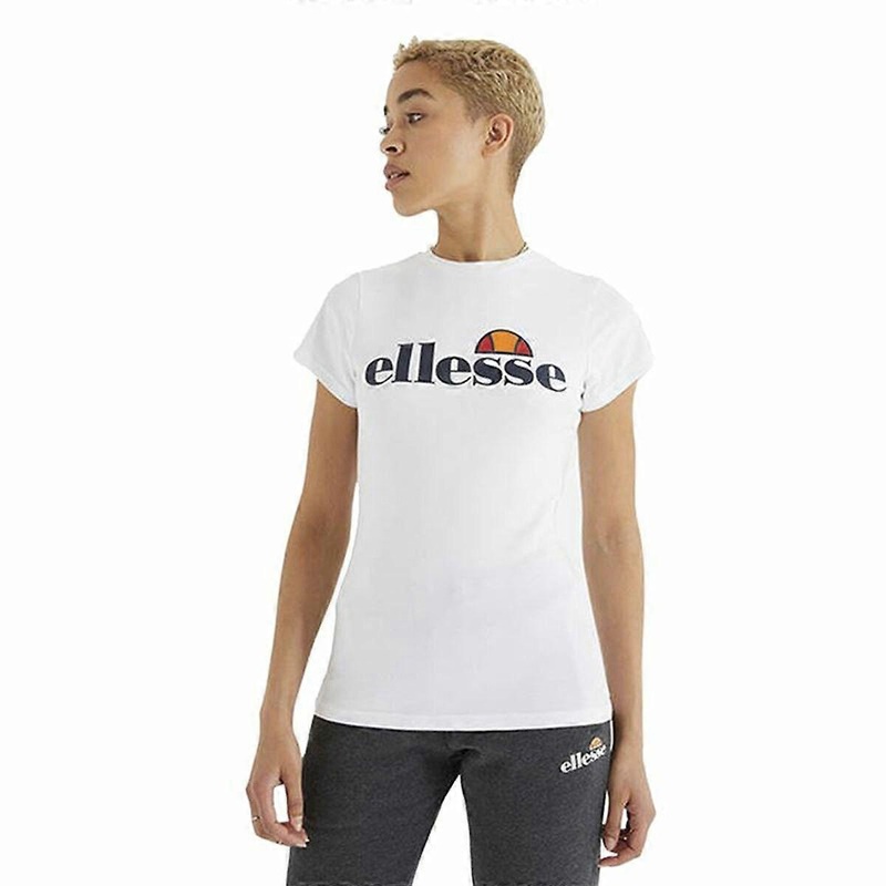 Womens Short Sleeve T-Shirt Ellesse Hayes White