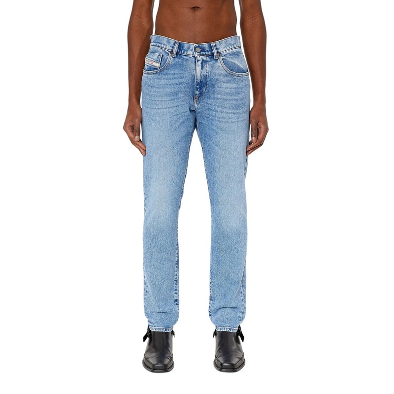 Diesel 2019 D-strukt 09b92 Mens Denim Jeans Slim Fit Tapered Stretch Cotton