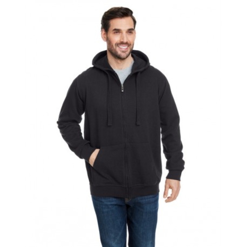 Burnside B8615 Men’s French Terry Full-Zip Hooded Sweatshirt | Burnside B8615