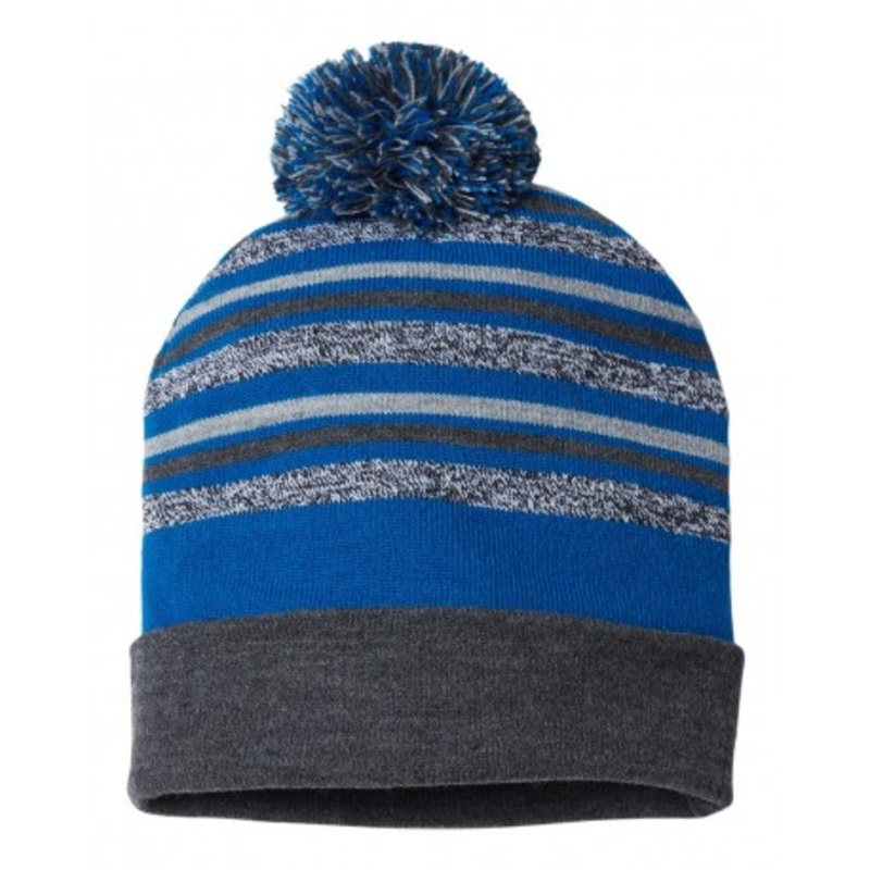 CAP AMERICA RKL12 USA-Made Striped Beanie | CAP AMERICA RKL12