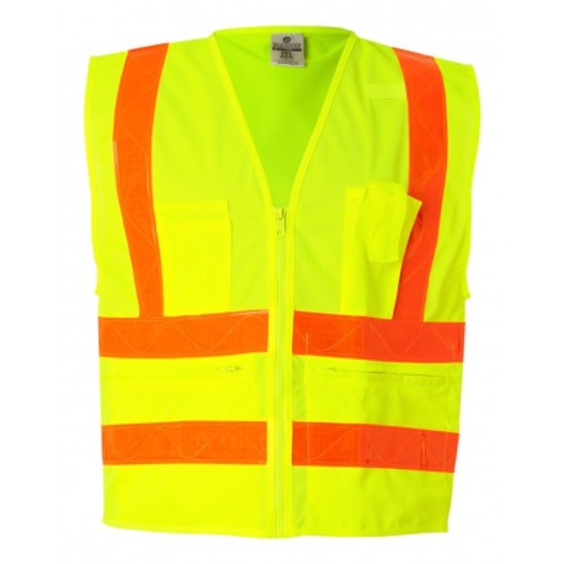 Kishigo 1197-1198 Prismatic Hydrowick-Lite Multi Zipper Vest | Kishigo 1197-1198