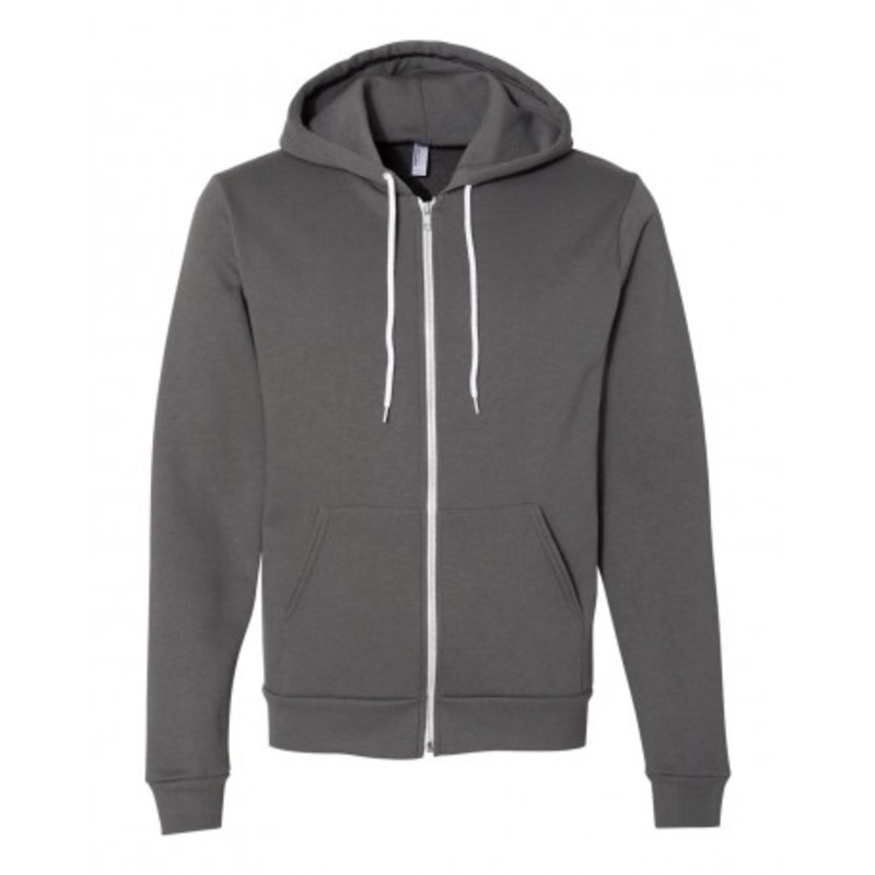 American Apparel F497US USA-Made Flex Fleece Full-Zip Hoodie | American Apparel F497US