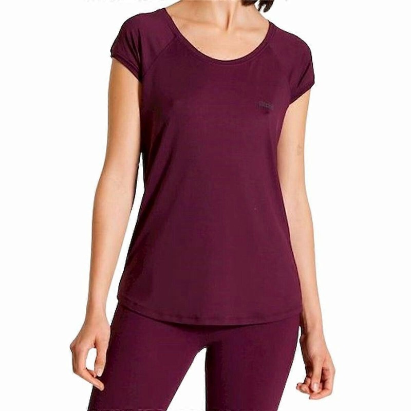 Womens Short Sleeve T-Shirt Ditchil Brown
