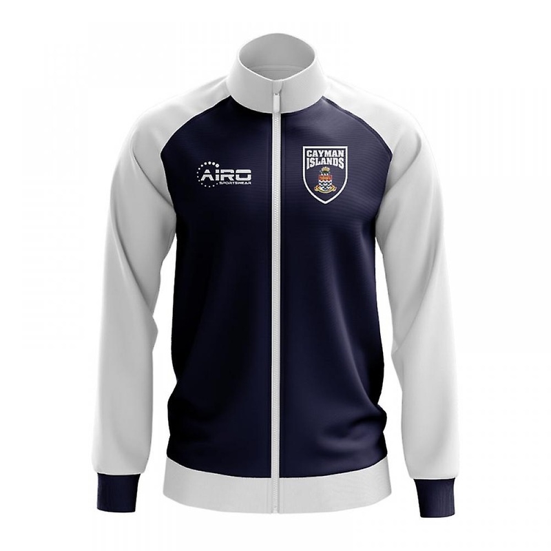 Cayman Islands Concept Football Track Jacket (Navy) – Kids