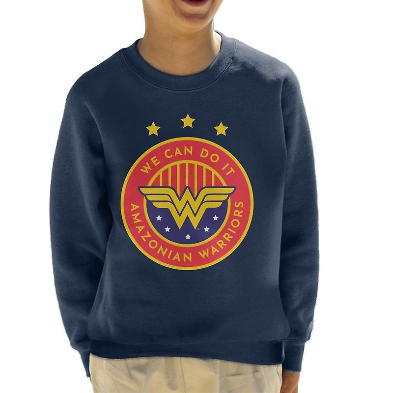 Wonder Woman Sports We Can Do It Amazonian Warriors Kid’s Sweatshirt