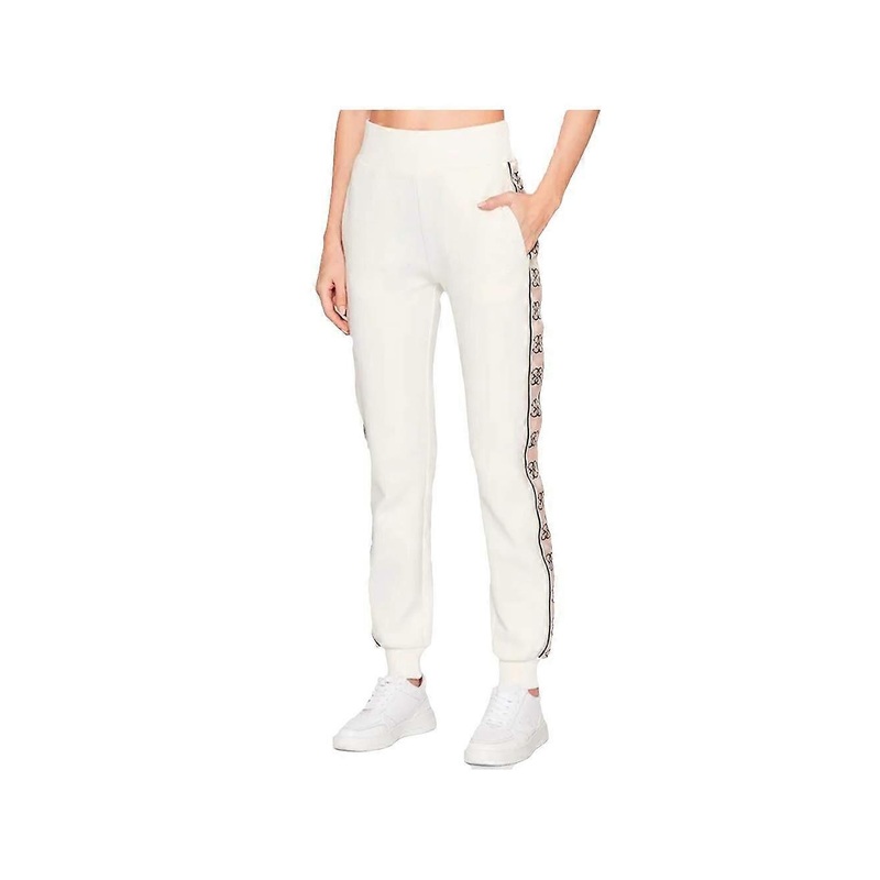 Guess 4G Original Logo Joggers Women White