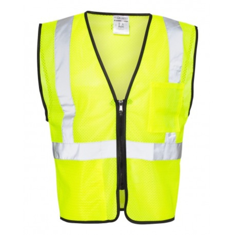 Kishigo 1537-1538 Double-Pocket Zippered Economy Class 2  Vest | Kishigo 1537-1538