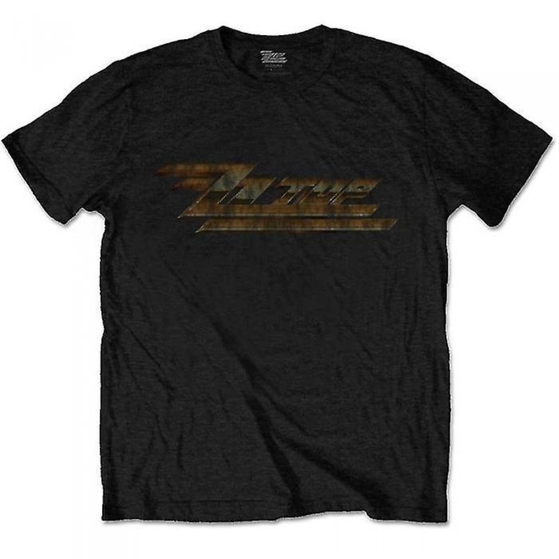 ZZ Top Unisex Adult Vintage Cotton Logo T-Shirt