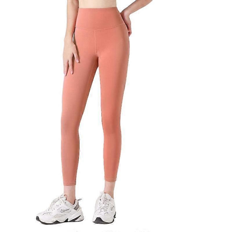 High Waisted Leggings for Women Soft Opaque Peach Buttocks Slim Tummy Control Yoga Pants Pomelo pink