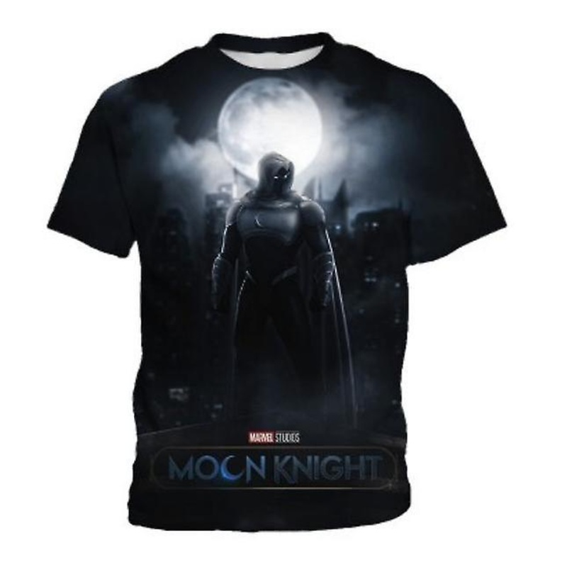 2022 New Brand Kids Cartoon 3d Digital Printing Short-sleeved Elastic T-shirt For Boys And Girls