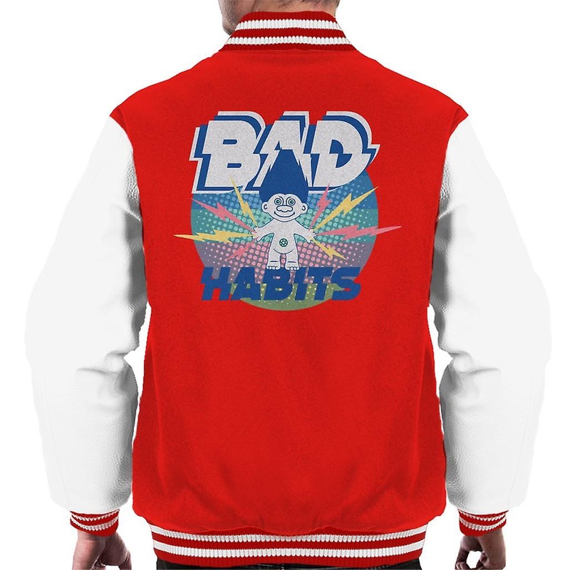 Trolls Bad Habits Lightning Men’s Varsity Jacket