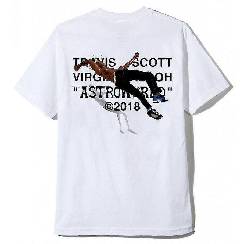 White Tee Shirt Travis Scott X Virgil Abloh