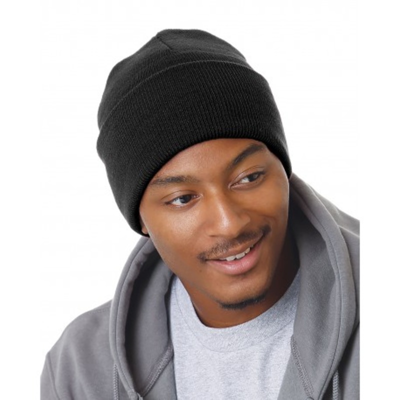 Bayside 3895 Union Made 12″ Knit Cuff Beanie | Bayside 3895