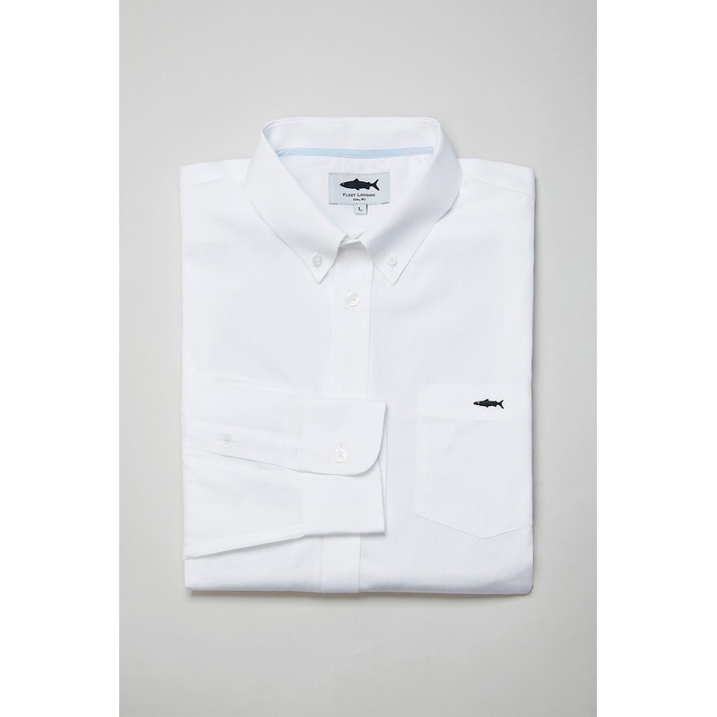 White Cotton Shirt For Men