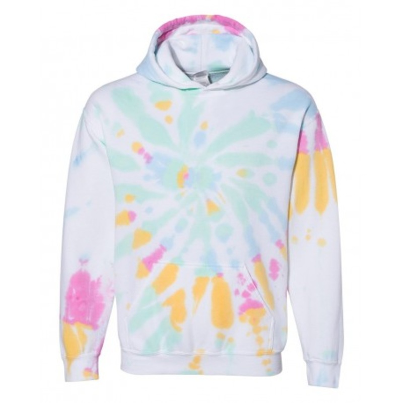 Dyenomite 680BVR Youth Blended Tie-Dyed Hooded Sweatshirt | Dyenomite 680BVR