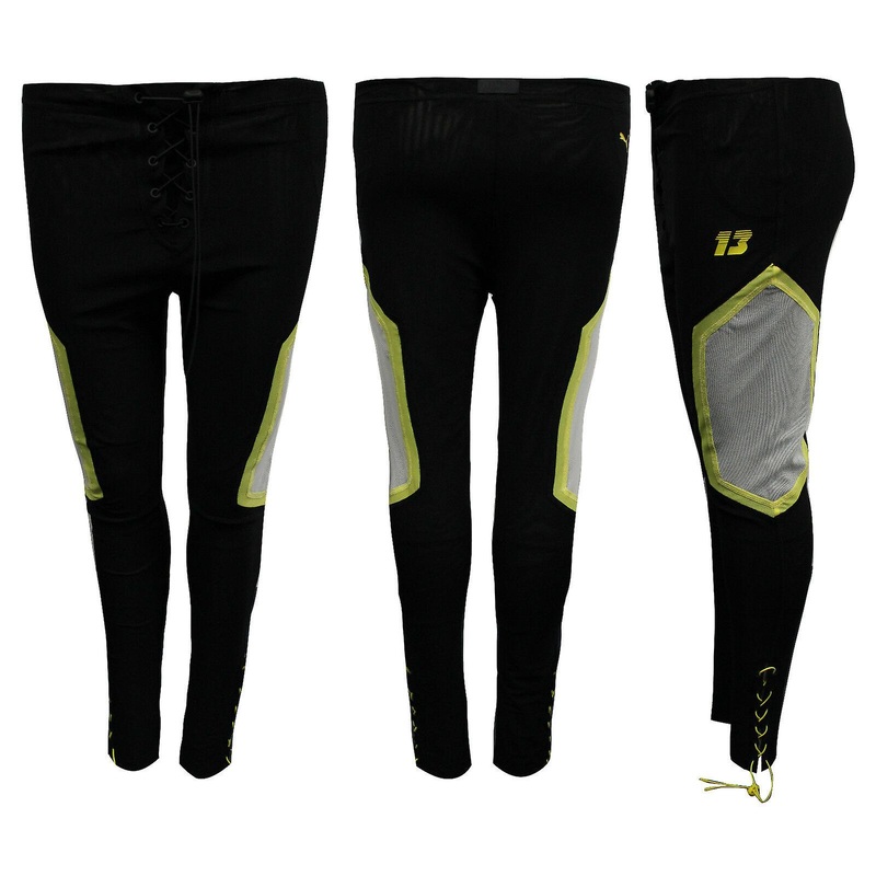 Puma x Rihanna Fenty Womens Mesh Track Pant Leggings Tight Black 577305 03 R9B