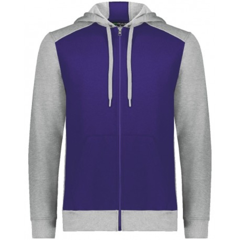 Augusta Sportswear 6899 Eco Revive Three-Season Triblend Fleece Full-Zip Hooded Sweatshirt | Augusta Sportswear 6899