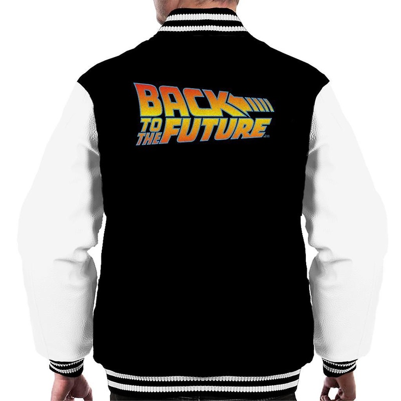 Back to the Future Classic Movie Logo Men’s Varsity Jacket