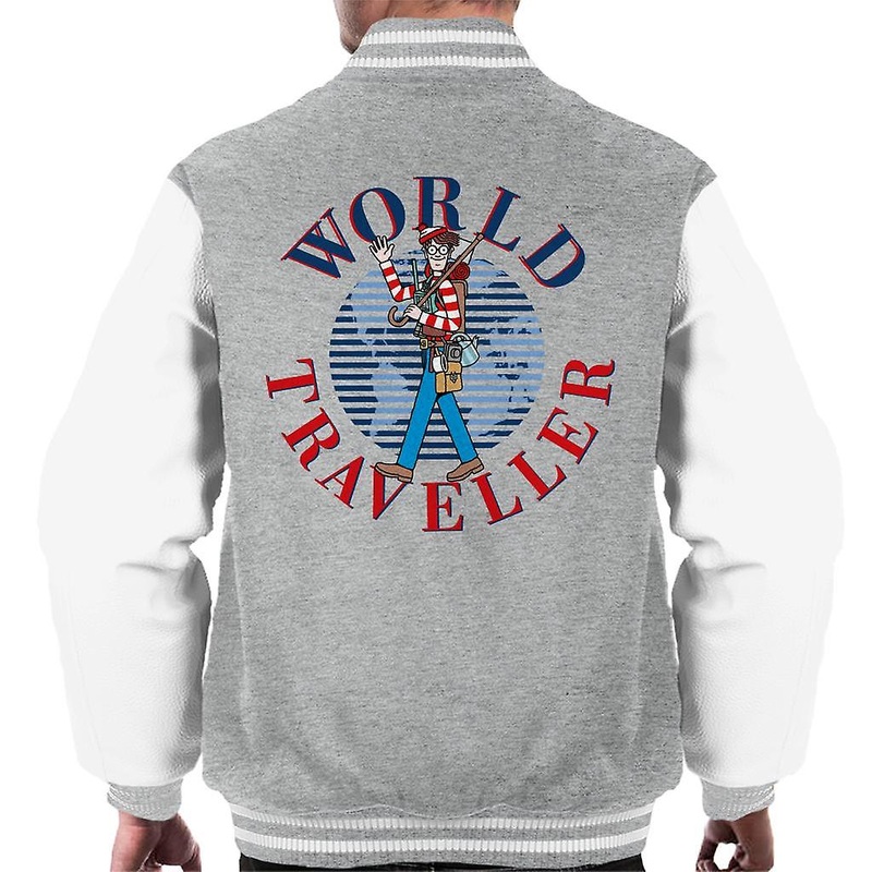 Where’s Wally World Traveller Men’s Varsity Jacket