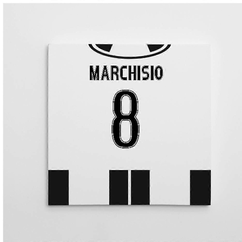 2016-2017 Juventus Canvas Print (Marchisio 8)