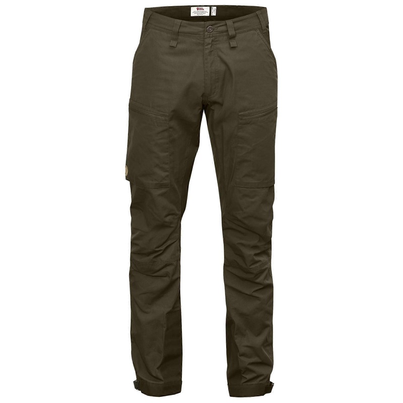 FJALLRAVEN Men’s Abisko Lite Trekking TRS M Long Pants 42 Verde Oliva Scuro