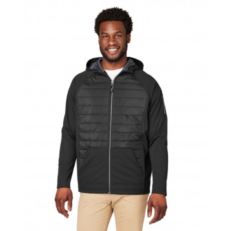 Core 365 CE808 Unisex Techno Lite Hybrid Hooded Jacket | CORE365 CE808