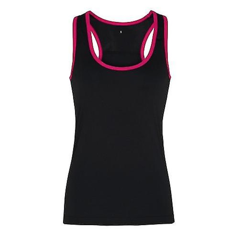 Tri Dri Womens/Ladies Panelled Fitness Sleeveless Vest