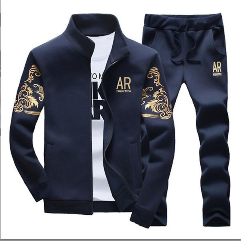 2022 Spring And Summer Men’s New Korean Version Cardigan Slim Fashion Brand Sports Sweater Women’s Suit Casual Sports Suit