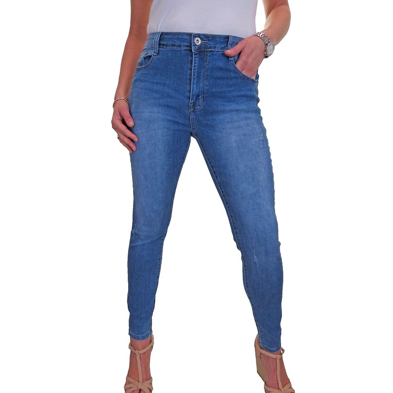 icecoolfashion Women’s High Waist Slim Stretch Denim Jeans