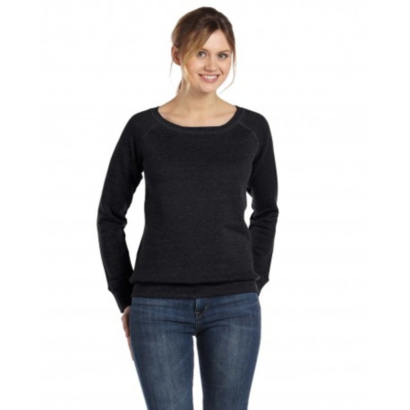 Bella + Canvas 7501 Ladies’ Sponge Fleece Wide Neck Sweatshirt | Bella + Canvas 7501