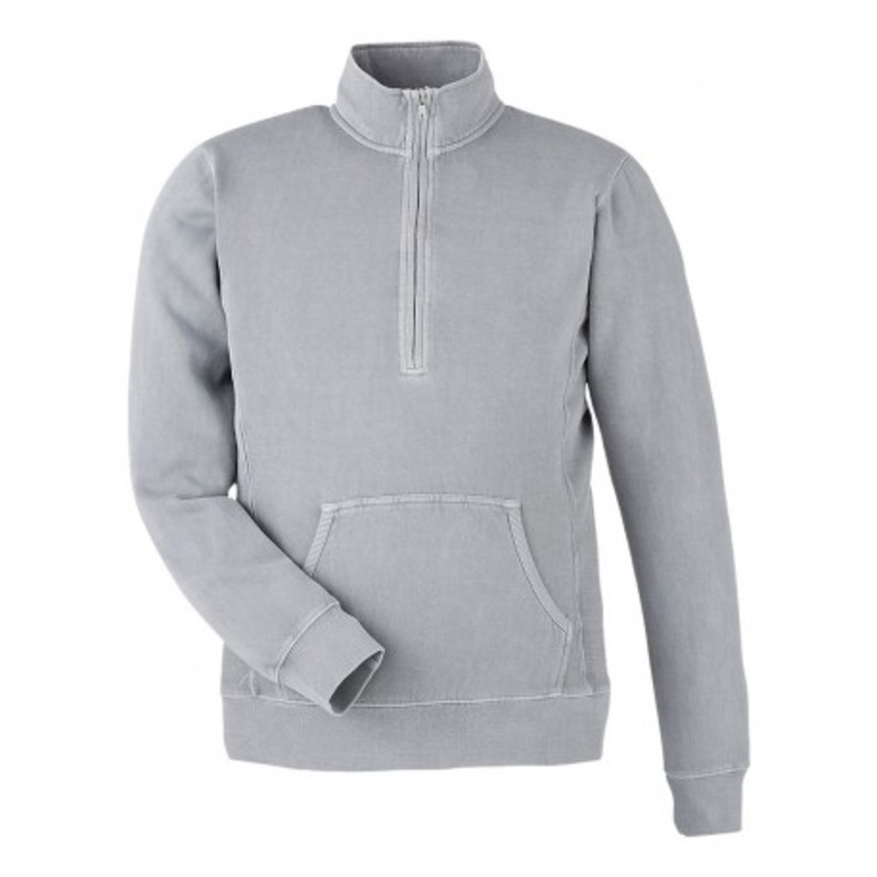J. America 8732 Pigment-Dyed Fleece Quarter-Zip Pullover | J. America 8732