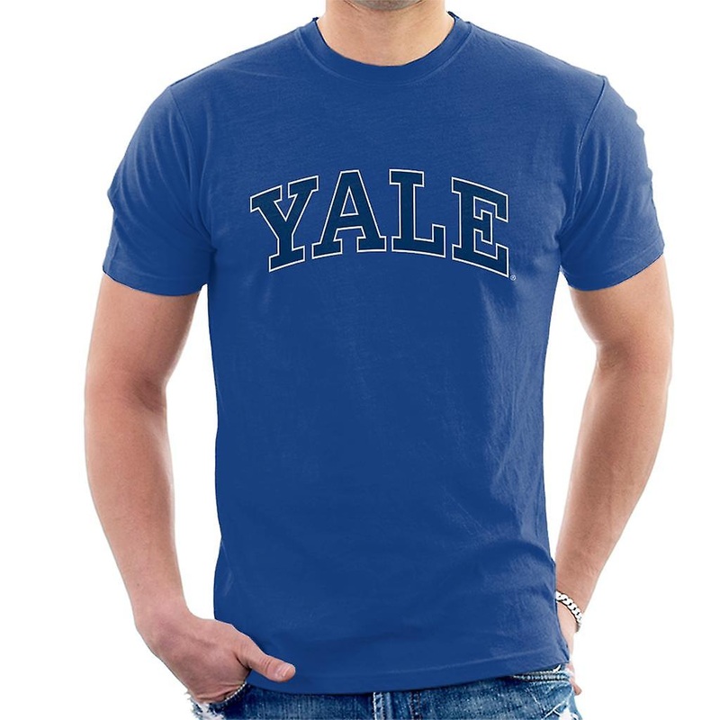 Yale University Blue Block Logo Men’s T-Shirt