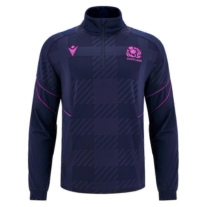 2025-2026 Scotland Rugby Travel Full Zip 3D Hoody (Navy)