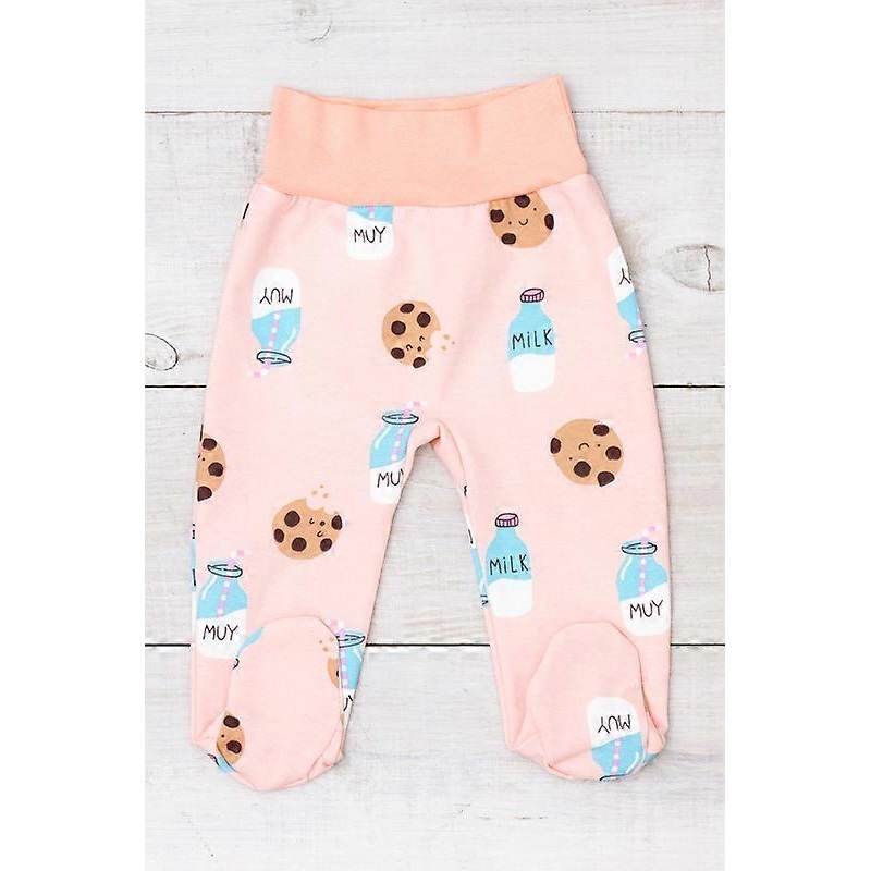 Infant Girls Fleece Pants  Warm Printed Design & Soft Fabric, Demi-season,  HC 5034-024-5