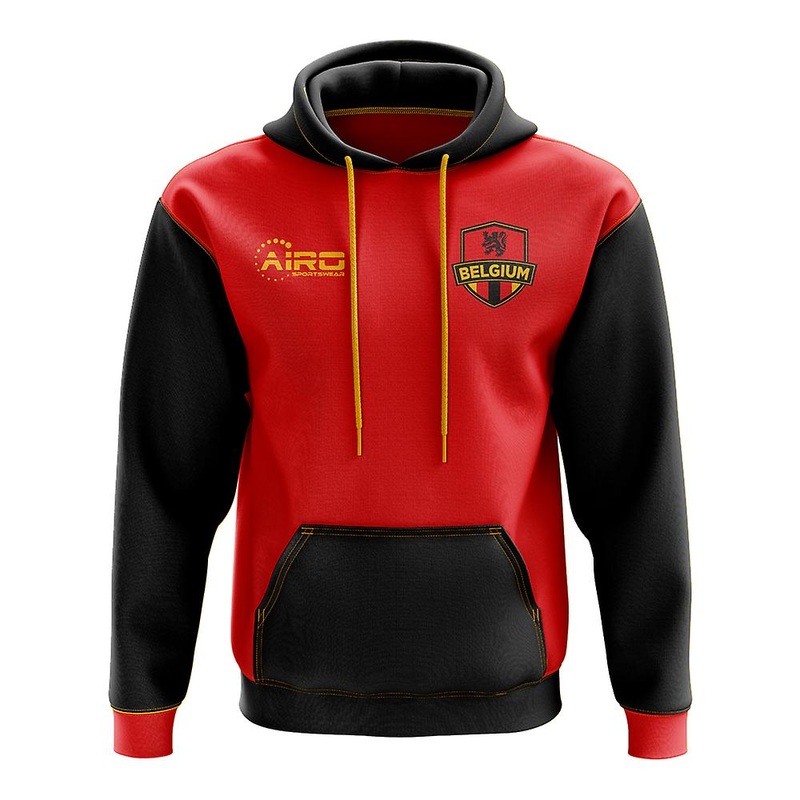 Belgium Concept Country Football Hoody (Red)