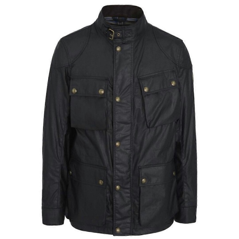 Belstaff Fieldmaster Black Waxed Jacket