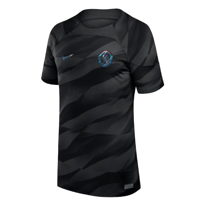 2023-2024 Chelsea Home Goalkeeper Shirt (Black) – KIds