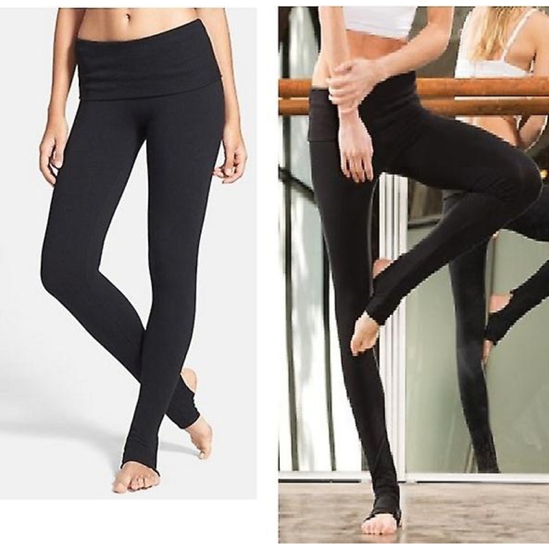 Jerf Womens Diu Black Yoga and Dance Leggings