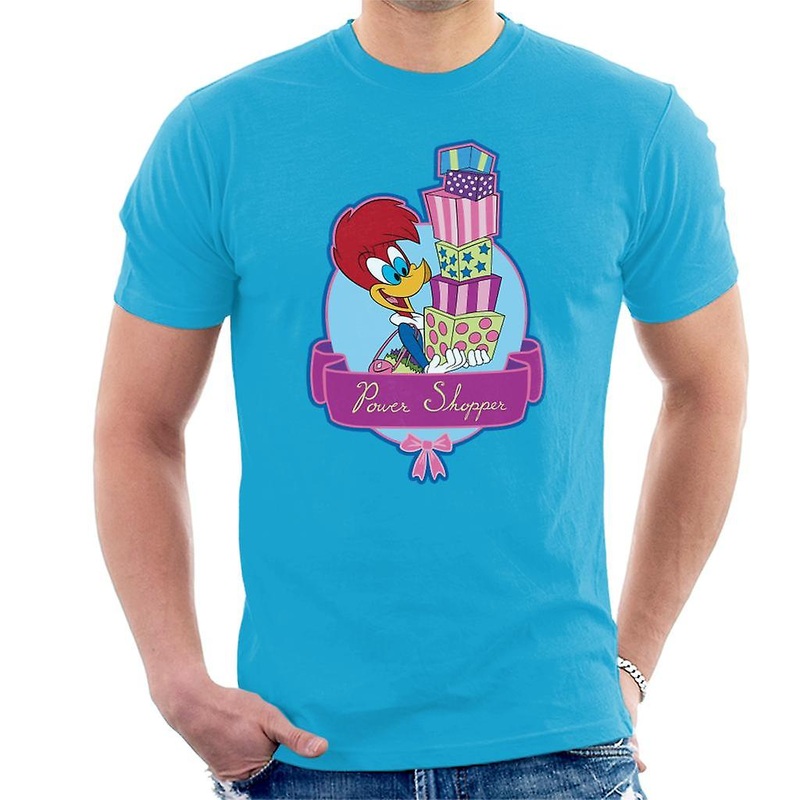 Woody Woodpecker Winnie Woodpecker Power Shopper Men’s T-Shirt