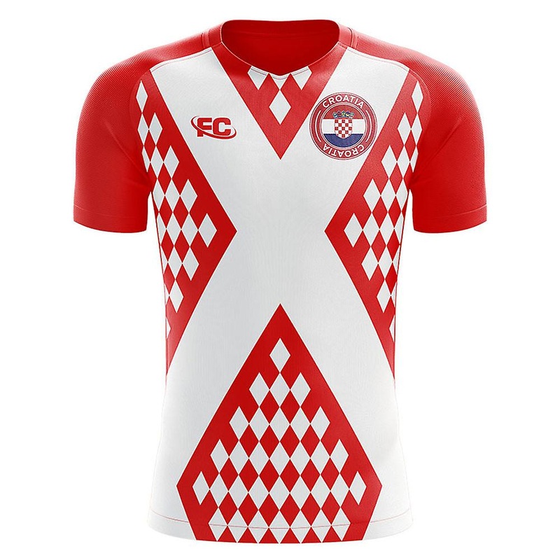 2018-2019 Croatia Fans Culture Home Concept Shirt
