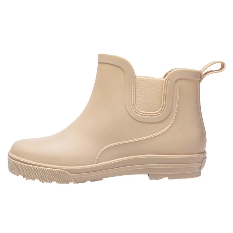 Rain boots for breast  awareness, cotton lining, rain boots, outdoor rubber shoes, 38.5 EU, khaki.