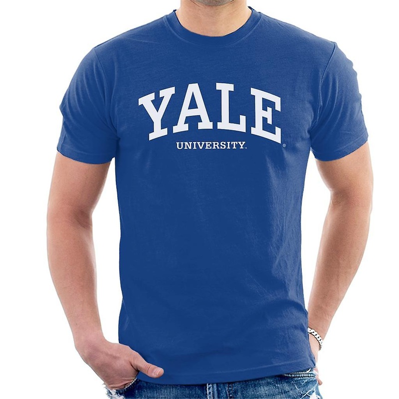 Yale University White Logo Men’s T-Shirt