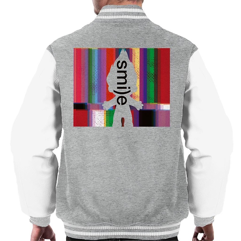 Trolls Silhouette Smile Men’s Varsity Jacket