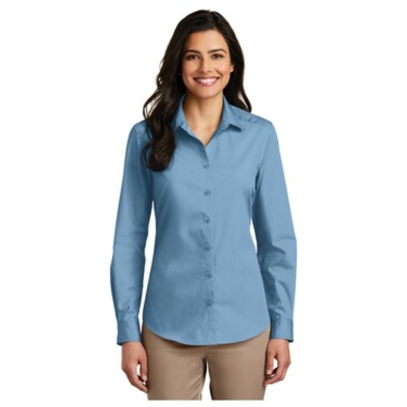 Win the Office in Womens Poplin Shirts