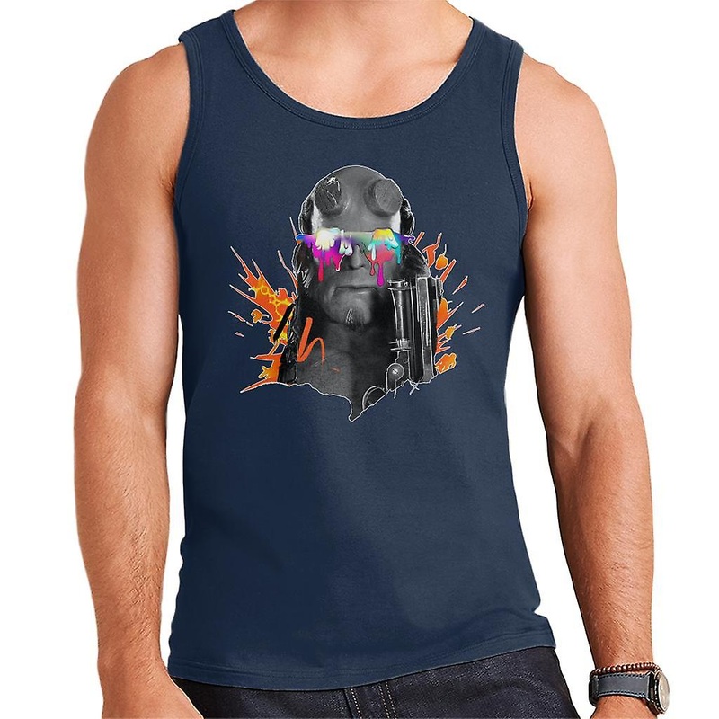 Hellboy II Paint Splatter Men’s Vest