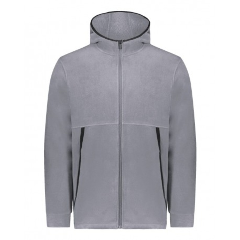 Augusta Sportswear 6859 Eco Revive Youth Polar Fleece Hooded Full-Zip Jacket | Augusta Sportswear 6859
