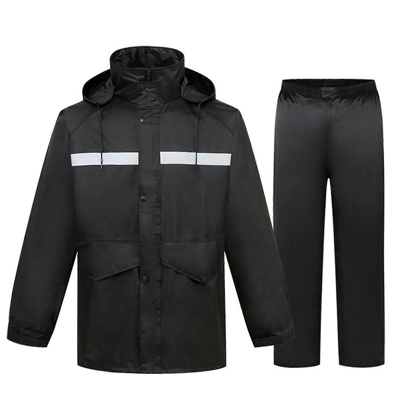 Rain jacket, waterproof jacket, twolayer rain suits for men, 3 XL Green