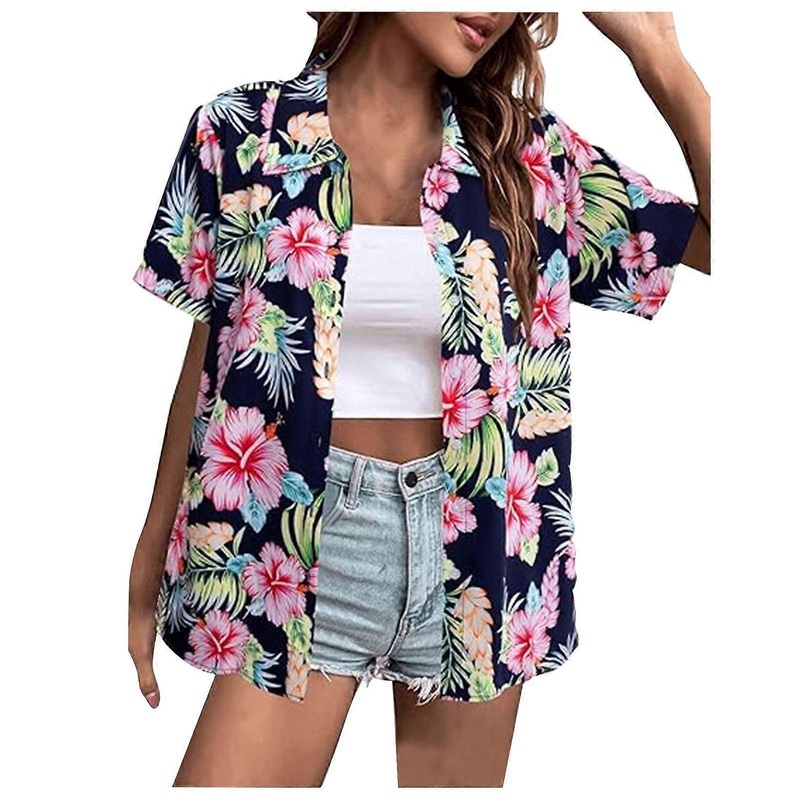 Women’s Fashionable Summer Casual And Comfortable Fit Printed Shirt